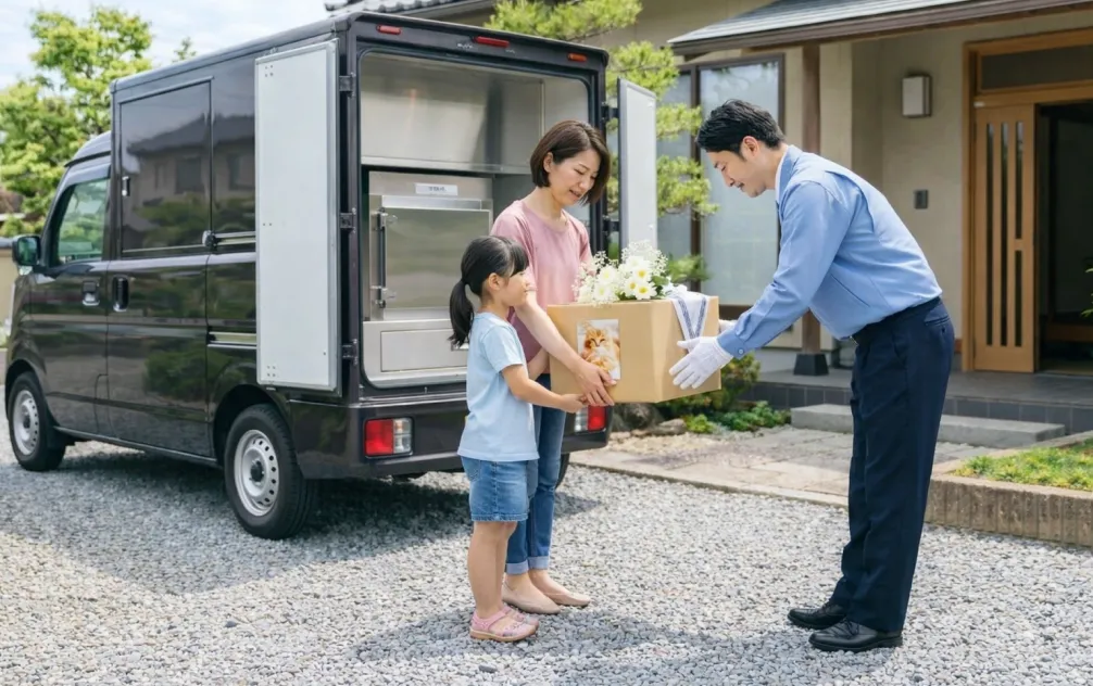 訪問して火葬を行う（訪問火葬）